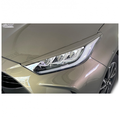 Pestañas de faros para Toyota Yaris (P21) 2020- (ABS) RDX RACEDESIGN