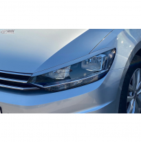 Pestañas de faros para Volkswagen Touran (5T) 2015- (Halógeno) (ABS) RDX RACEDESIGN
