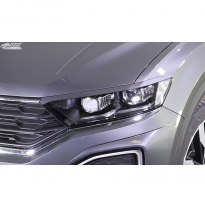 Pestañas de faros para Volkswagen T-Roc (A1) 2017-2021 (ABS) RDX RACEDESIGN