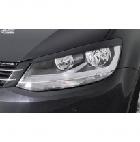 Pestañas de faros delanteros adecuados para Volkswagen Sharan y Seat Alhambra (7N) 2010-2022 (ABS)