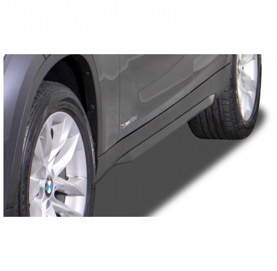 Difusores laterales 'Slim' adecuados para BMW X1 (E84) 2009-2015 (ABS negro brillante)