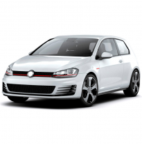 Autostyle Faldones Laterales Para El Volkswagen Golf Vii 2012-2017 &#039;Gti-Look&#039; (Pp)