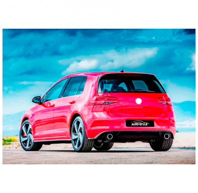 Difusor Parachoques Trasero Volkswagen Golf Vii 3/5-Puertas Facelift 2017- 'Gti-Look' (Pp)
