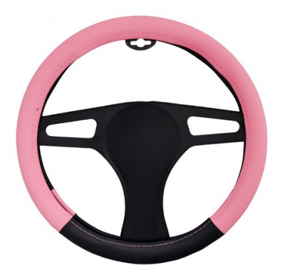Funda De Volante Simoni Racing Pink Lady - 37-39cm - Negro/Rosa