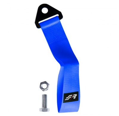 Simoni Racing Towing-Hook-Ribbon - Azul - Max. 3000kg - Longitud 28cm