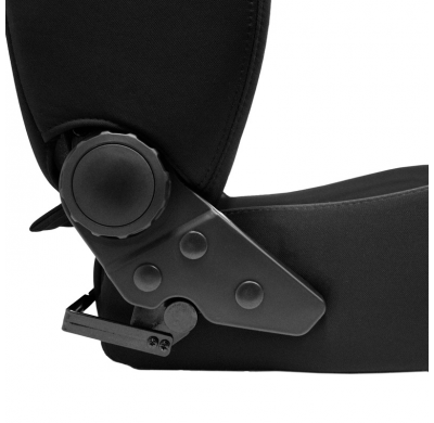 Asiento deportivo 'Retro II' - Negro - Respaldo reclinable en ambos lados - incl. diapositivas