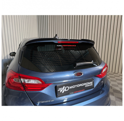 Spoiler de techo (Spoiler Cap) adecuado para Ford Fiesta HB VII 2017- (ABS negro brillante)
