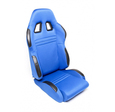 Asiento deportivo TA Technix - azul, Alcantara, ajustable, izquierdo Asiento de media carcasa con mecanismo abatible Dimensión d