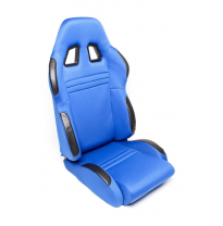 Asiento deportivo TA Technix - azul, ajustable, izquierdo Asiento de media carcasa con mecanismo abatible Dimensión del soporte