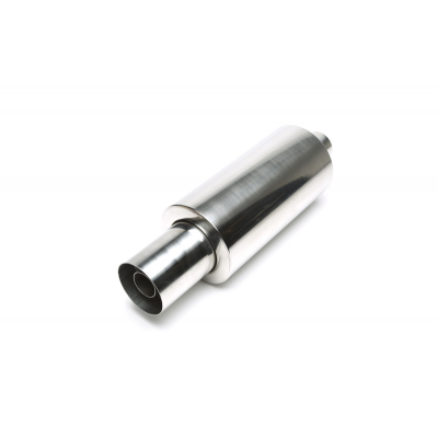 Silenciador trasero deportivo TA Technix acero inoxidable universal 110 / 45mm redondo / afilado / silenciador en tubo de escape