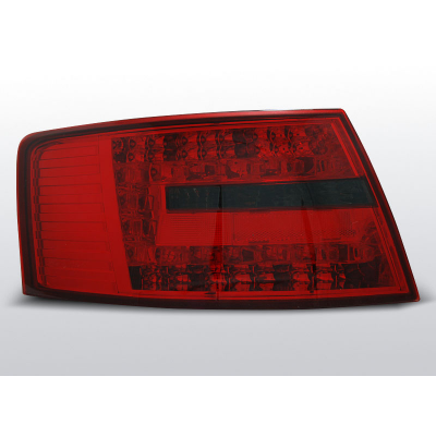 Pilotos Traseros Led Audi A6 C6 Sedan 04.04-08 Rojo Ahumado Led