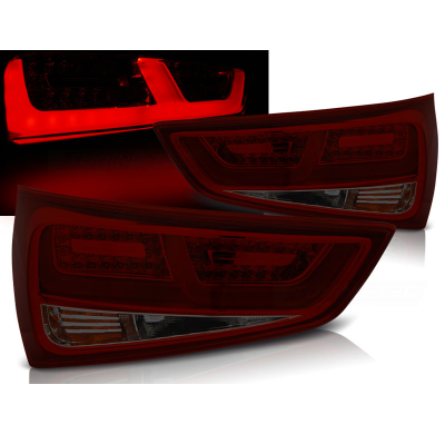 Pilotos Traseros Led Audi A1 2010-12.2014  Rojo Ahumado Led