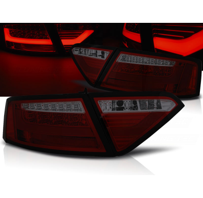 Pilotos Traseros Led Audi A5 07-06.11 Coupe Rojo Ahumado Led Bar