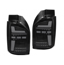 PILOTOS TRASEROS LED BLACK SMOKE para VW T6,T6.1 15-21 OEM LED con intermitente dinamico