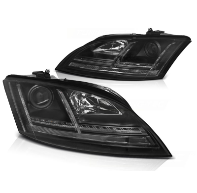 Faros Luz Diurna Audi Tt 06-10 8j Black Led-Intermitente Dinamico Xenon Drl