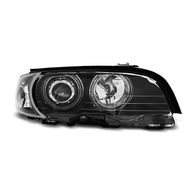 Faros Delanteros Angel Eyes Bmw E46 04.99-03.03 Coupe Cabrio Angel Eyes Ccfl Negro