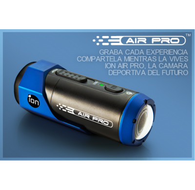 Camara Ion Air Pro Plus ? Cámara Pro Con Kit P. Casco Y Bicicleta