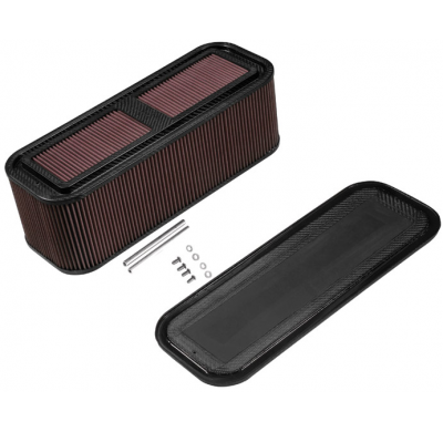 Carbon Fiber; Air Box; Medium W/Base & Hardware K&n-Filter