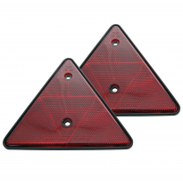 Catadioptrico Triangular Rojo 2 Unidades