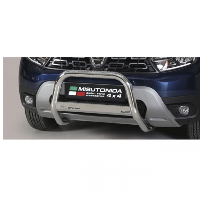 Defensa Delantera Acero Inox Dacia Duster 2020- 63mm Homologada - Misutonida Italia