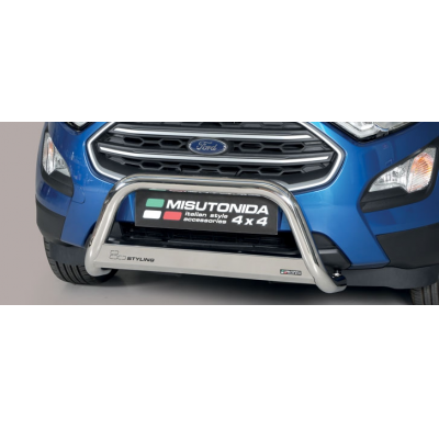 Defensa Delantera Acero Inox Ford Ecosport 18> ø 63 Homologada - Misutonida Italia