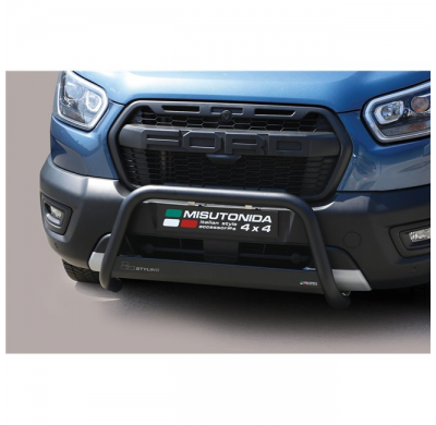 Defensa Delantera Acero Inox Ford Transit Custom Trail (L1 - L2) 2020- ø 63 Homologada - Misutonida Italia