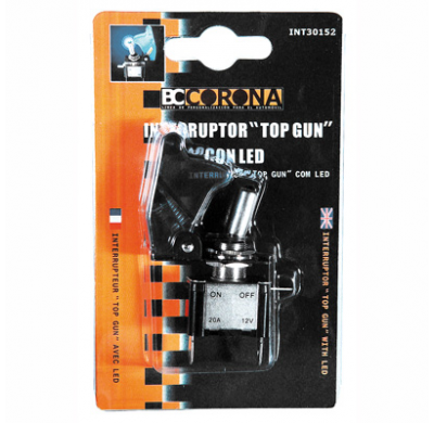 Interruptor Top Gun Led Azul  Cs6