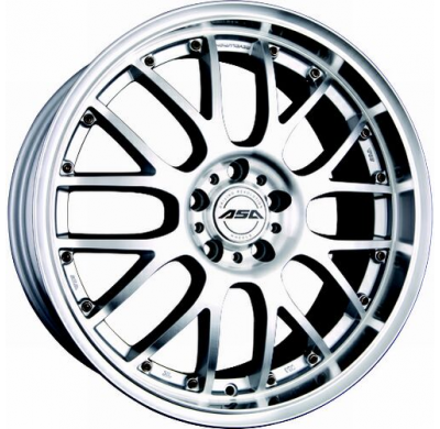 Llanta Asa Wheels Ar1 Silver Machined Face 9.5x19