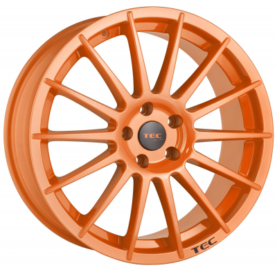 Llanta Asa Wheels As02 Race Orange 8,0 X 18