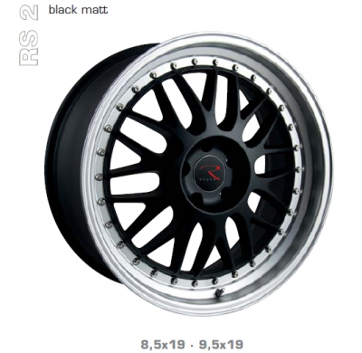 Llanta Emotion Wheels Rs2 Black 8,5x19