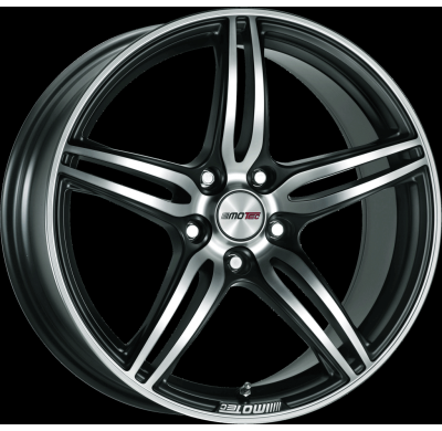 Llanta Motec Wheels Penta Metal Black Polish 7,5jx17" - Peso 9,3-9,6