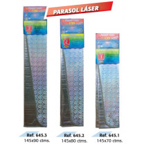 Parasol Aluminizado Laser Con Ventosas Med.145x70