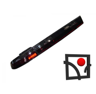 Piloto Trasero Crystal Red/Clear Led Smoke Jcp Nissan 200sx S14 94/98 2dr Coupe