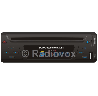 Reproductor Kindvox 4300 , Kdx-Audio  Dvd, Divx, Vcd, Cd-R, Cd-Rw, Mp3, Wma. 12/24v