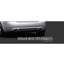 Spoiler Trasero Con Dos Salidas Inox Para 1,8t;2,0 Tfsi; 3,2 Fsi Audi A4 Cabrio (8h) 2006 Caractere El Tiempo De Espera De Este